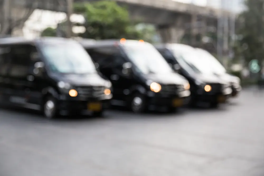 Executive Mercedes sprinter chauffeur service for corporate and VIP transportation in Barcelona