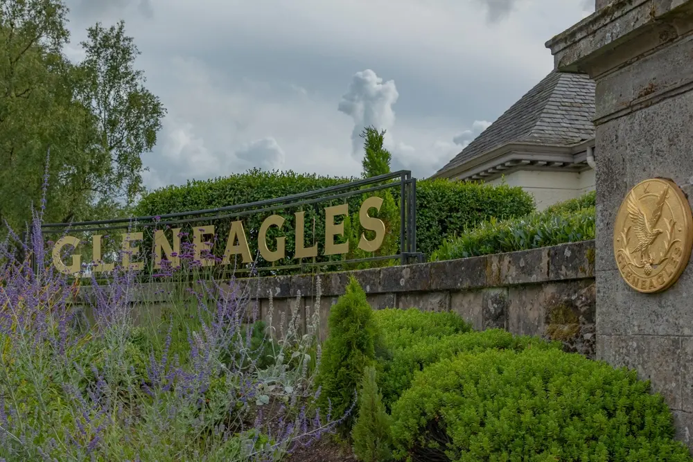 Gleneagles Hotel and Golf Resort in Scotland offering luxury chauffeur services for guests, corporate travel and events