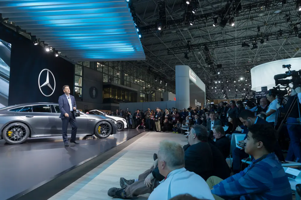 Major automotive exhibition in the USA with executive transportation for exhibitors, media and VIP guests