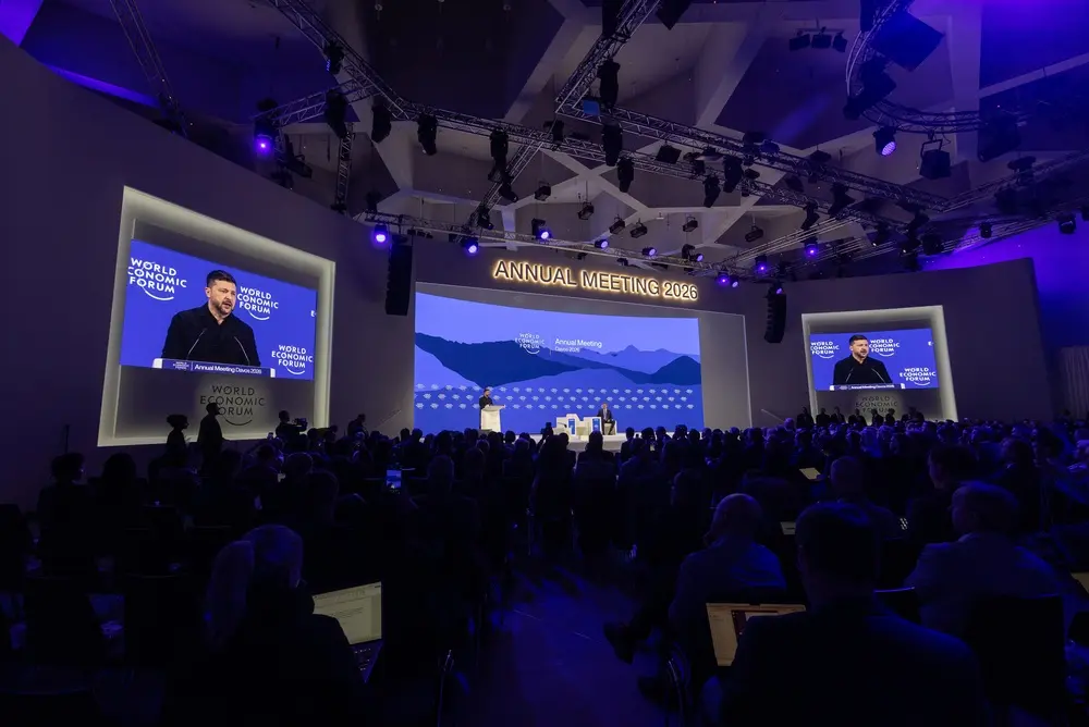 International delegates attending a major global summit