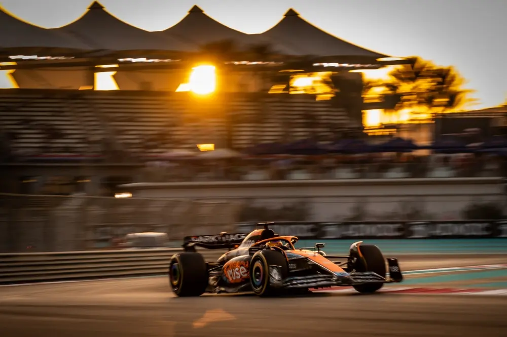 Formula 1 car racing at the Abu Dhabi Grand Prix with event transportation for teams, VIPs and corporate guests