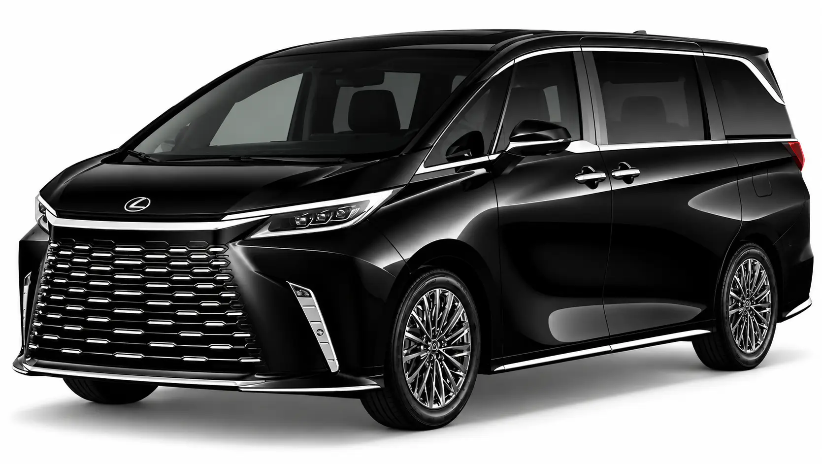 Black Lexus LM chauffeur service for events for summits and expo's